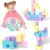 Magnetic Building Blocks Toys for Toddler Girls Boys Age 2-4 3-5 4-8 Macaron Magnetic Blocks Stem Sensory Toys,Preschool Learning Activities Birthday for 3 4 5 6 Year Old Boys Girls