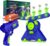 BAODLON Shooting Games Toy for Age 5, 6, 7, 8, 9, 10+ Years Old Kids, Boys – Glow in The Dark Floating Ball Target with Foam Dart Toy Gun, 10 Balls/5 Targets – Ideal Gift