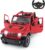 RASTAR Off-Road Remote Control Car, 1:14 Jeep Wrangler JL RC Off-Road Racing Vehicle Toy Car for Kids Adults, Spring Suspension/Door Open, 2.4Ghz RED