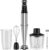 Immersion Blender Handheld Corded Hand Blender 1100W, Trigger Variable Speed 5 in 1 Stick Blender, Emulsion Blender with Chopper, Whisk and Frother for Soup, Baby Food and Smoothies,2-packs