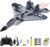 F-22 RC Plane 2 Channel Remote Control Airplane Easy to Fly Airplane Toy for Beginners, 2CH F22 RC Airplane Toy for Kids Boys Girls Adults and Teens