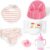 Realistic Baby Doll Accessories Set Toys for 12 inch Dolls Includes Doll Potty, Bib,Pacifier,Diaper and Feeding Bottle Perfect for Kids, Toddlers, and Girls