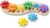 Melissa & Doug Rainbow Caterpillar Gear Toy With 6 Interchangeable Gears – For Toddlers And Babies