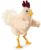 Folkmanis Funky Chicken Hand Puppet, Multi-Colored, (Model: 3030)