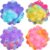 Pop Fidget Toys Its Ball Toy 4 PCS 3D Stress Balls It Pop Fidgets Pack Party Favors for Kids Toys Autism Sensory Toys Bulk Squeeze Toys Toddler Toys for Boys Adult Stress Relief Easter Basket Stuffers