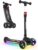 BELEEV A9 Kids Scooter with LED Light-Up Wheels & Deck, 3 Wheel Folding Scooter for Toddlers Girls Boys Ages 3-12, Adjustable Handlebar, Lean to Steer, Extra-Wide Wheels, Kick Scooter for Children