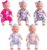 5 Sets Baby Doll Accessories Baby Doll Clothes and Headbands for 15 Inch Doll to 18 Inch Doll, 10 PCs in Total Doll Clothes and Accessories