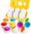 HANSGO 6PCS Matching Eggs Shape Sorter Toy for Toddlers 1-3 Educational Toy for Kids Baby