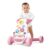 KÜB Baby & Toddler Push Walker, Interactive Sound & Light Effect Musical Montessori Activity Center, Adjustable Speed Wheel, Safe & Stable, Fun Gift for Boy and Girl Learning to Stand & Walk, Pink