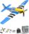 VOLANTEXRC RC Plane 4 Channel P51D Mustang Remote Control Airplane Fighter RTF with 6-Axis Gyro, 3 Modes Easy to Fly, 2.4GHz Radio Controlled Aircraft for Beginners, Boys & Adults (Blue)