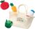 Melissa & Doug Multi-Sensory Market Basket Fill & Spill Toy – Pretend Play Food Menus Grocery Toys, Sorting And Stacking Multi-Sensory Toys For Infants And Toddlers Ages 1+