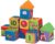 Melissa & Doug K’s Kids Match and Build Soft Blocks Set For Toddlers, Building Blocks, Sensory Baby Stacking Toys