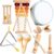 Baby Musical Instruments, Montessori Wooden Toys for Toddlers 1-3, Neutral Colors Percussion Instruments, Modern Boho Xylophone for Kids, Preschool Educational Baby Musical Toys