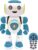 Lexibook – Powerman Jr. Smart Interactive Toy That Reads in The Mind Toy for Kids Dancing Plays Music Animal Quiz STEM Programmable Remote Control Boy Robot Junior Green/Blue – ROB20EN