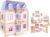 Melissa & Doug Wooden Multi-Level Dollhouse SIOC – Wooden Multi-Story Pretend Play Dollhouse For Kids