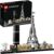 LEGO Architecture Paris Skyline, Collectible Model Building Kit with Eiffel Tower and The Louvre, Skyline Collection, Office Home Décor, Unique Gift to Unleash Any Adult’s Creativity, 21044