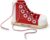 Melissa & Doug Deluxe Wood Lacing Sneaker – Learn to Tie a Shoe Educational Toy – Shoe Tying Practice For Kids, Developmental Toys For Preschoolers And Toddlers,Red