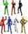 7PCS Assembly Completed T13 Action Figure 3D Printed Multi-Jointed Movable,Lucky 13 Action Figures,Multi-Articular Action Figures,Desktop Decorations,Creative Gifts (7 Colors)