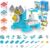 Whalesbot A1 Coding Robot for Kids Age 3+ Years, 8 in 1 Building Blocks with Multiple Sensors, STEM Science Kit Toys with Story-Based Tutorials, Ideal Gift for Children