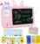 Talking Flash Cards Writing Tablet – FABETO for Girls 3 4 5 6 Years Old Toddlers Learning Educational Toy, 384 Sight Words ABC Alphabet Numbers Speech Therapy Autism Sensory Toy