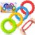 Sensory Fidget Toys for Kids Adults – 4 Pack Stretchy Fidget Bracelet | Texture & Calming Autism Sensory Toys for Special Needs Autistic Children | Calm Down Toy for Toddler Girls Boys