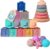 23 Pcs Baby Blocks 6 to 12 Months – Textured & Squeezable Soft Blocks – Stacking Blocks for Toddlers 1-3, Educational Blocks – Numbers, Shapes, Colors, Animals – Soft Building Blocks 6 Months +