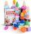 40 Pcs Wooden Stacking Rocks & Sensory Learning Toys for Ages 3-9 | Develops Motor Skills & Creativity for Girl or Boy – Stacking Blocks for Birthday Gift