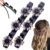 2Pcs Sparkling Crystal Stone Braided Hair Clips, 2024 New Crystal Stone Braided Hair Clips Women Hair Accessories for Styling Sectioning, Braided Hair Clips for Women (F)