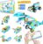 Coding Robot Kit for Kids,200-in-1 Remote Control Robot Building Toys,Scratch Junior Educational Coding Kit with 36 Free Video Courses, Birthday Christmas Summer for Kids 6+