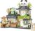 Street View Tea Shop Mini Building Blocks, MOC Creative Building Toys Cute Panda Animals Building Set for Girls 6-12, Simulation Architecture Construction Toy, Gift Idea for Kids Adults (860PCS)