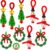 GYGOT Christmas Crafts for Kids,36 Sets Christmas Beaded Ornament Kit-Including 12 PCS Snowman/12 PCS Christmas Tree/12 PCS Wreath,Xmas Party Holiday Craft Tree Decorations (Assembly Needed)