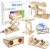 Poraxy 6 in 1 STEM Kits for Kids Age 8-10, Science Building Educational Experiment Projects 8-12, 3D Wooden Puzzles Crafts, Toys for Age 8-13, Gifts for Boys and Girls 6 7 8 9 10 11 12 13 Years Old