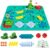 STEM Board Games Kids Toys for Boys 4-8 Year Old Brain Teasers Logical Puzzles Toys Board Game with 118 Challenges & 4 Levels Educational Montessori Birthday for Kids Preschool