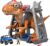 Fisher-Price Imaginext Jurassic World Dinosaur Toy, T. rex with Lights & Owen Grady Figure, Preschool Kids Ages 3+ Years (Amazon Exclusive)