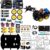 LAFVIN Mechanical 4WD Robot Arm Smart Car Kit Robot STEM/Graphical Programming Robot Car Compatible with Arduino IDE with Tutorial