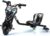 Drift Trike, Kid Ride on Tricycles, Big Wheel Drifting Tricycle with Adjustable Seat, Ride-On Bike for Kids Ages 8+, Black US Plug