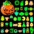 36 PCS Halloween Mochi Squishy Toys with Pumpkin Bucket, Kawaii Squishies Mini Stress Relief Toys Glow in The Dark for Halloween Party Favors Treat Goodie Bags Stuffers for Kids Girls Boys