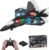 RC Plane 2.4GHz Remote Control Plane L0712 Quadcopter Hovering with Auto Hovering Fighter Aircraft RC Airplane RTF for Beginner, Kids and Adults,3D Flip Airplane Toy with Colored Lights USB Charging