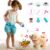 Koonie Talking Plush Golden Retriever Toy Repeats What You Say, Barks and Walks – Electronic Interactive Stuffed Puppy for Kids