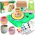 Pottery Wheel for Kids – Complete Pottery Painting Kit Arts and Crafts for Kids Ages 8-12 with 1.65lb Air Dry Clay Art Supplies for Kids Toys Girls Boy Birthday Gift for 6 7 8 9 10 11 12+