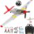 VOLANTEXRC RC Plane – P51 Mustang Ready to Fly with X-Pilot Stabilization – Remote Control Aircraft for Adults, One-Key Aerobatics, 2.4GHz 6-Axis Gyro