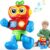 Robot Toys for 1 Year Old Boy 1st Birthday Gift One Year Old Musical Light Up Toys for Toddlers 1-3 Baby Boy Toys 12-18 Months Educational Learning Interactive Kids Outside Airplane Travel Toy