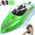 VOLANTEXRC RC Boat 20MPH Fast RC Boat for Adults 2.4Ghz Remote Control Boat for Pools and Lake with 2 Rechargeable Batteries Toys Gifts for Boys Girls Green