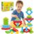 Tsomtto Montessori Toys for 1 2 3 4 5 Year Old Boys Girls Toddler 1-3 Preschool Learning Activities 30 Pcs Stacking Building Blocks STEM Stackable Educational Sensory Easter Gifts for Kids Age 1-2 2-4