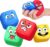 Stress Balls Fidget Toys for Kids: 4 Pack Squeeze Stress Cube for Anxiety Relief – Slow Rising Squishy Ball Sensory Fidget Toys for Kids Adults Autism, Gifts Christmas Stocking Stuffers for Kids