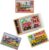 Melissa & Doug Vehicles 4-in-1 Wooden Jigsaw Puzzles in a Storage Box (48 pcs) – FSC Certified