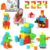 40pcs Magnetic Blocks for Toddler Toys, Large Magnetic Cubes Building Blocks Classroom Must Haves, STEM Preschool Montessori Sensory Magnet Toys for 3 4 5 6 Year Old Boys and Girls