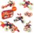 Clixo Mars Rover Pack – Glow-in-The-Dark Wheels Magnetic Building Toy – 30 Flexible Magnet Pieces for Galactic Exploration & Adventure. Award-nominated STEM Toy. Kids Gift & Travel Toy. Ages 6+ [New]