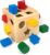 Melissa & Doug Shape Sorting Cube – Classic Wooden Toy With 12 Shapes