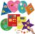 BelleAngle Shape Sorters for Toddlers, Shape Puzzle and Matching Games Set for Kids Learning Sorting Toys with 8 Sorting Mats and 48 Everyday Objects for Preschool Classroom Must Haves